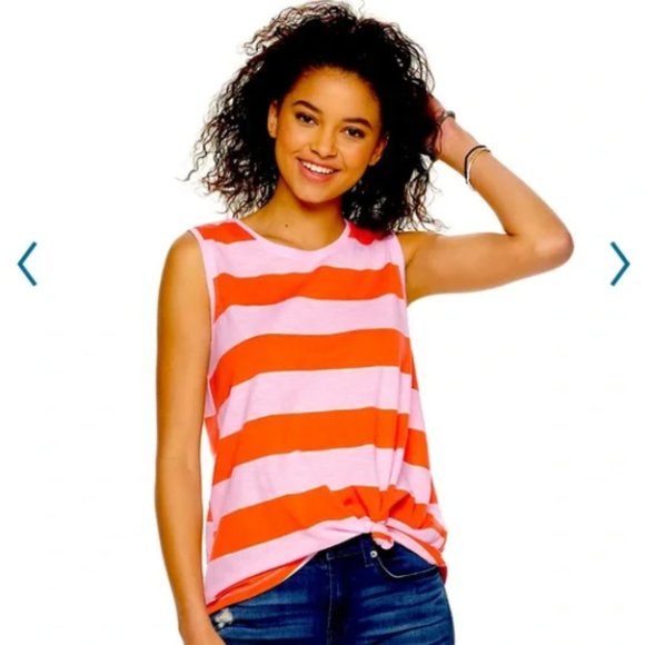 SO Tops - SO Striped Muscle Tank Top NWT XXL